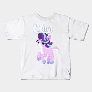 Starlight Glimmer reindeer Kids T-Shirt